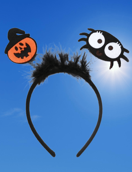 Halloween Taç Bal Kabağı ve Örümcekli 2li model