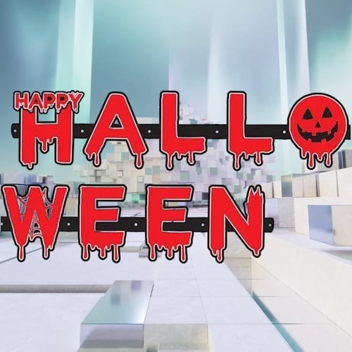 Halloween Yazılı Cadılar Bayramı Kanlı Harf Banner Kırmızı 1,2 m Dekor Süs