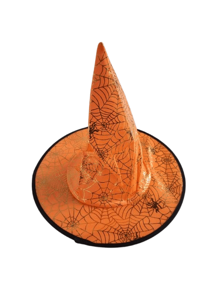 Hallowen pelerin şapka tk.tur-alt/kırm-alt kostüm