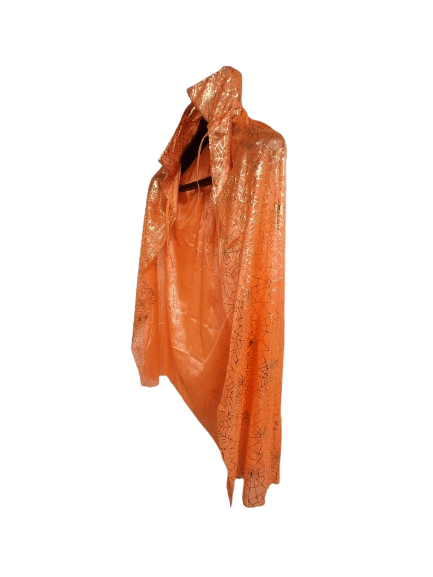Hallowen pelerin şapka tk.tur-alt/kırm-alt kostüm