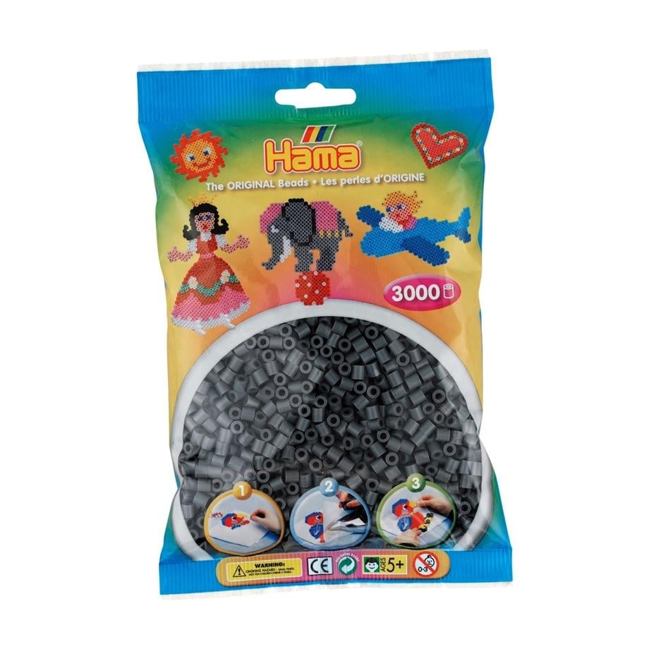 Hama Midi Boncuk 3.000'lik - Koyu Gri