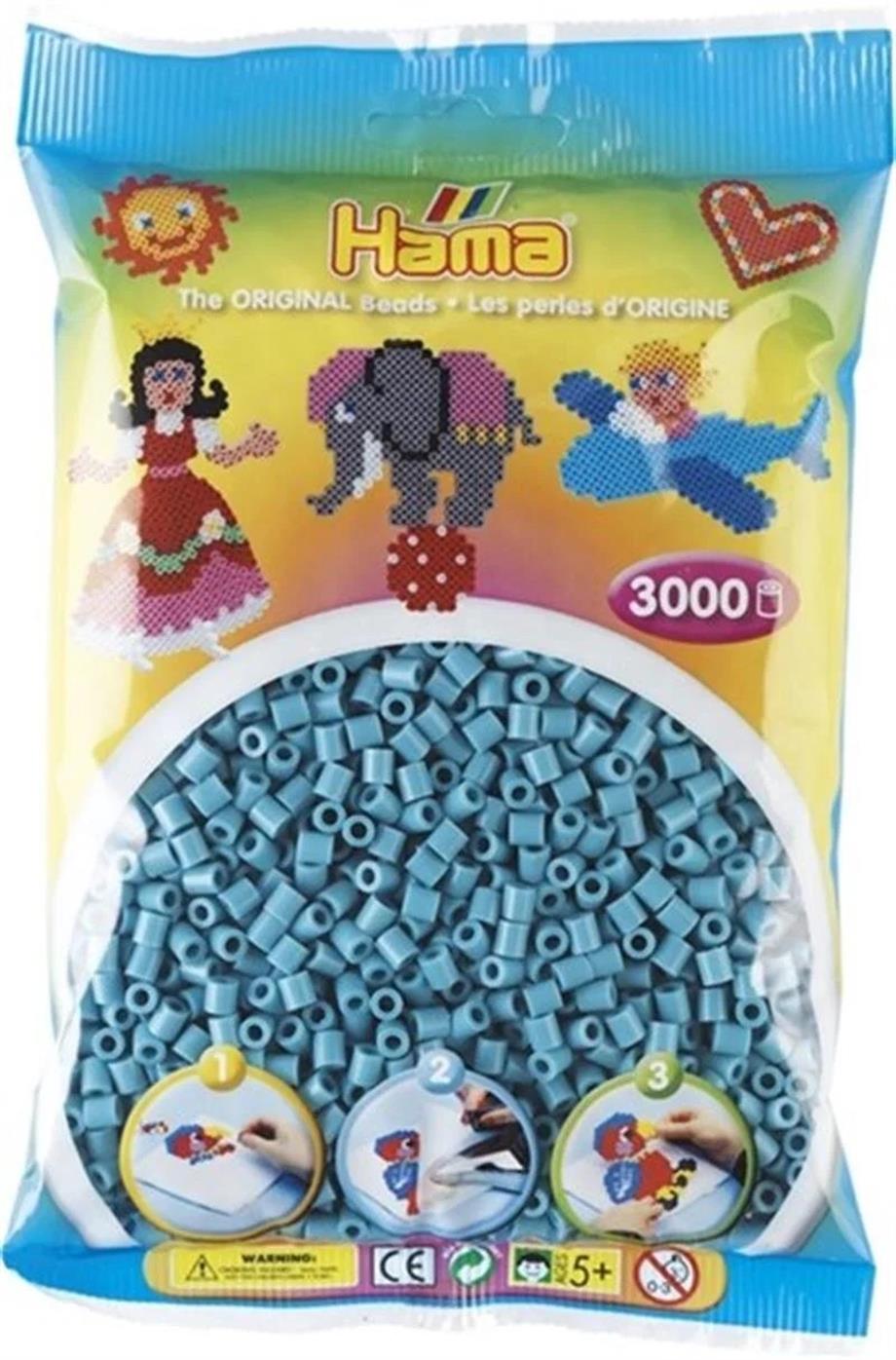 Hama Midi Boncuk 3.000'lik - Turkuaz