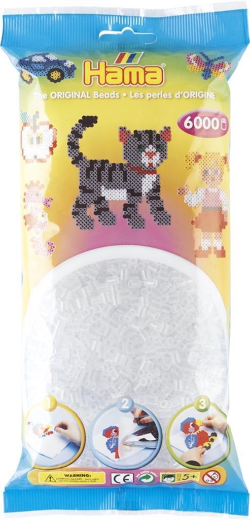 Hama Midi Boncuk 6.000'lik - Şeffaf