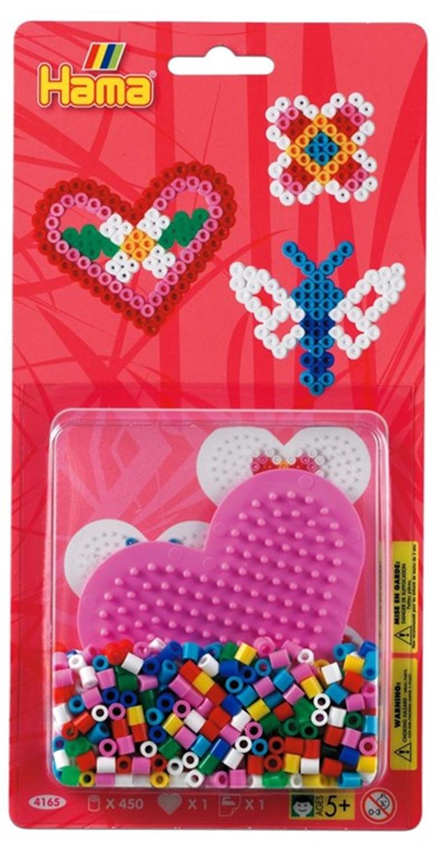 Hama Midi Boncuk Küçük Blister Set - Kalp450