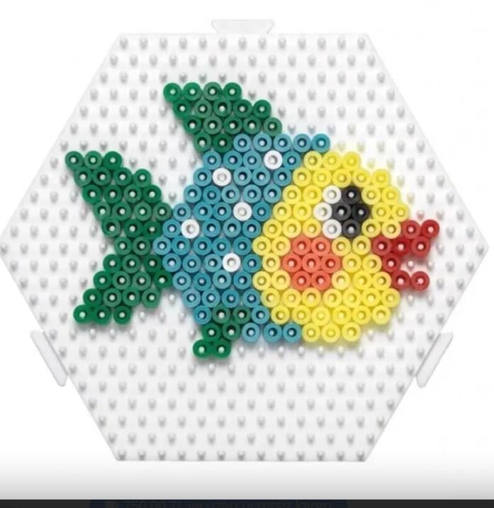 Hama Midi Boncuk Tablası -Büyük Altıgen- Şeffaf