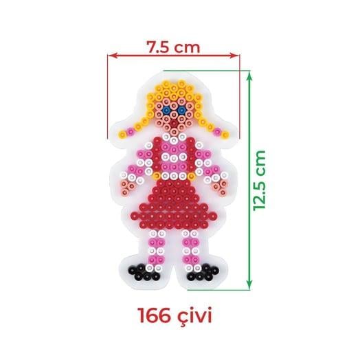 Hama Midi Boncuk Tablası Kız Çocuğu