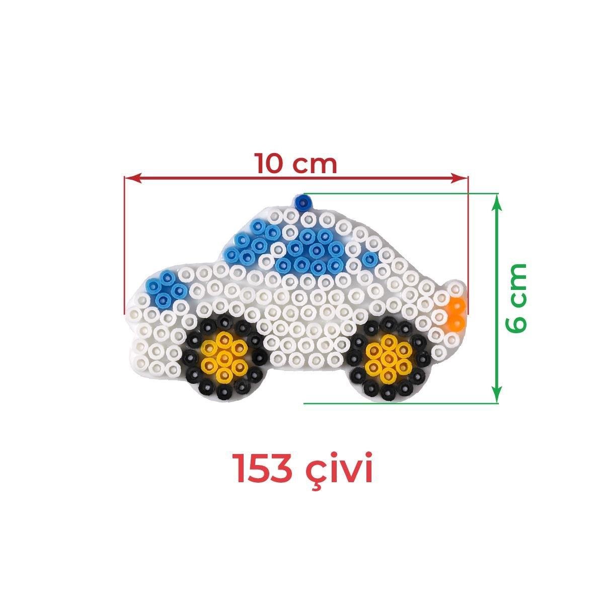 Hama Midi Boncuk Tablası - Küçük Araba