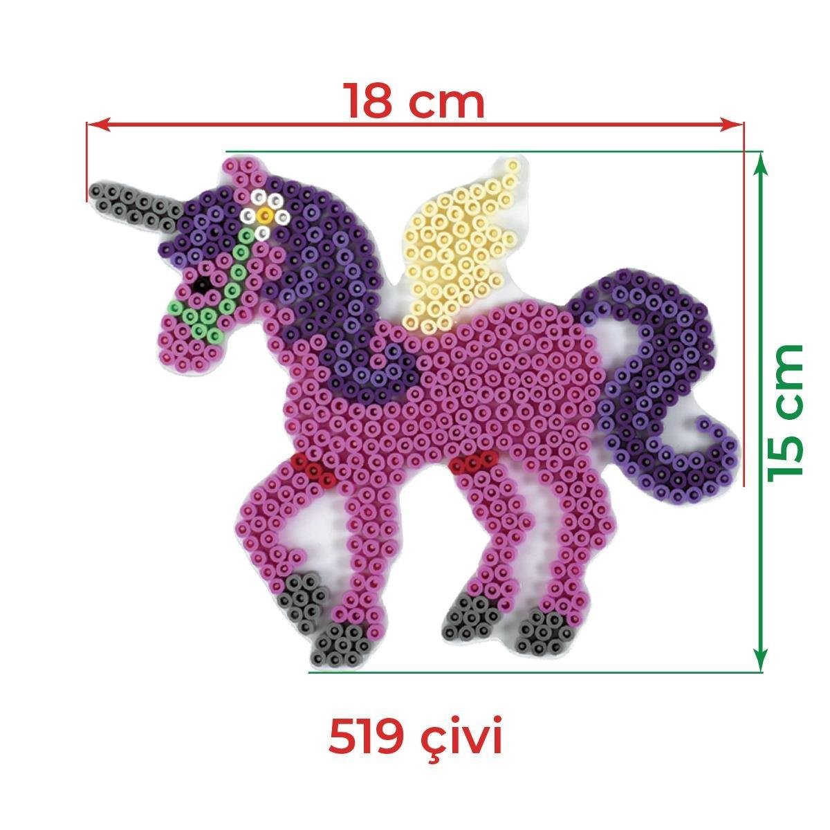 Hama Midi Boncuk Tablası Unicorn