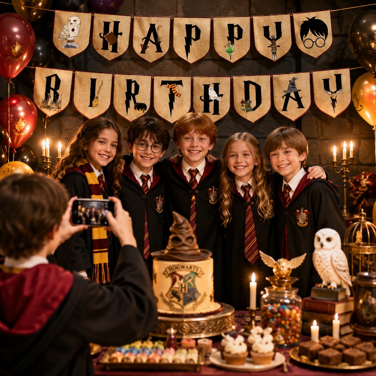 Harry Potter Happy birthday banner bnr-16