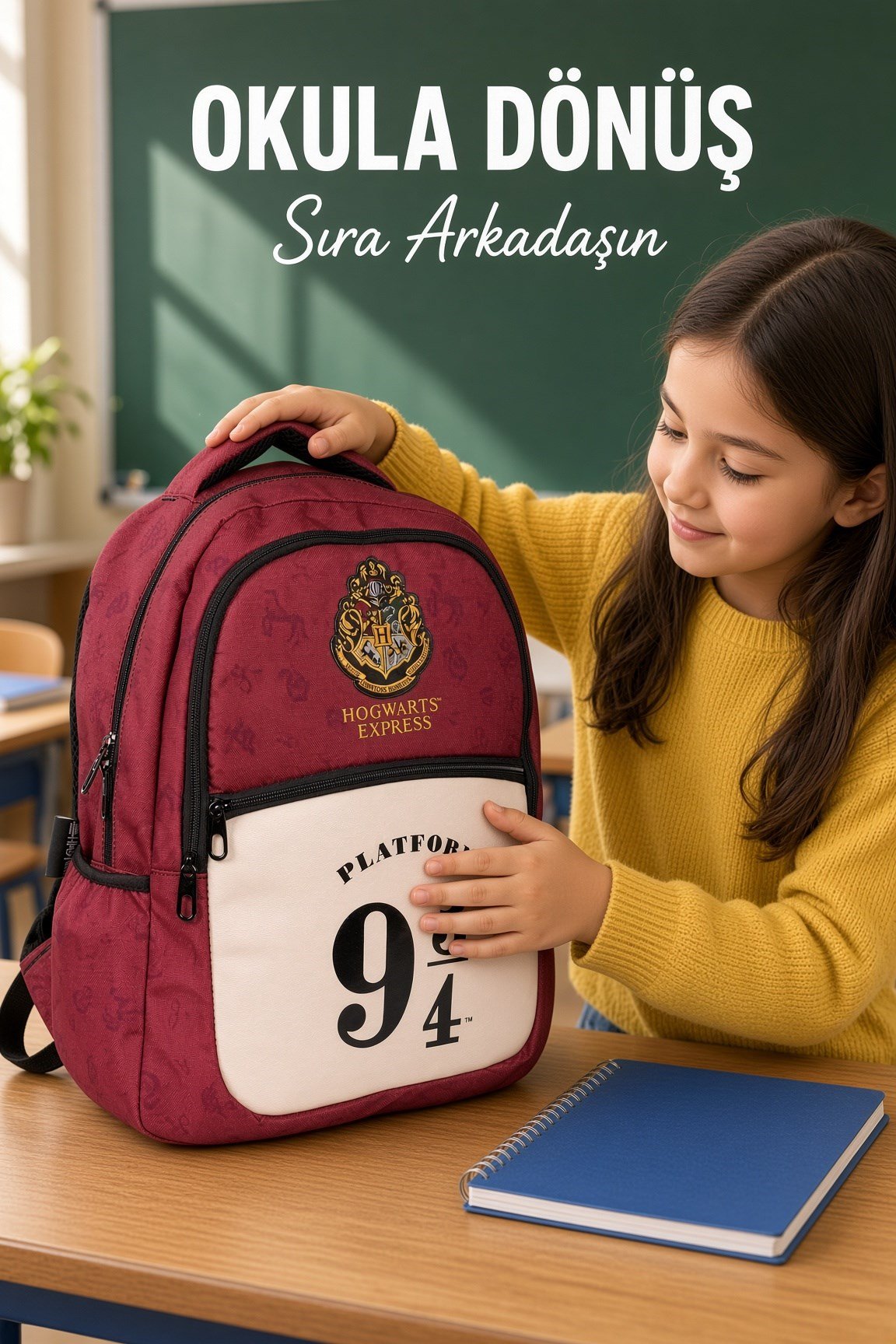 HARRY POTTER OKUL çantası 2586-9