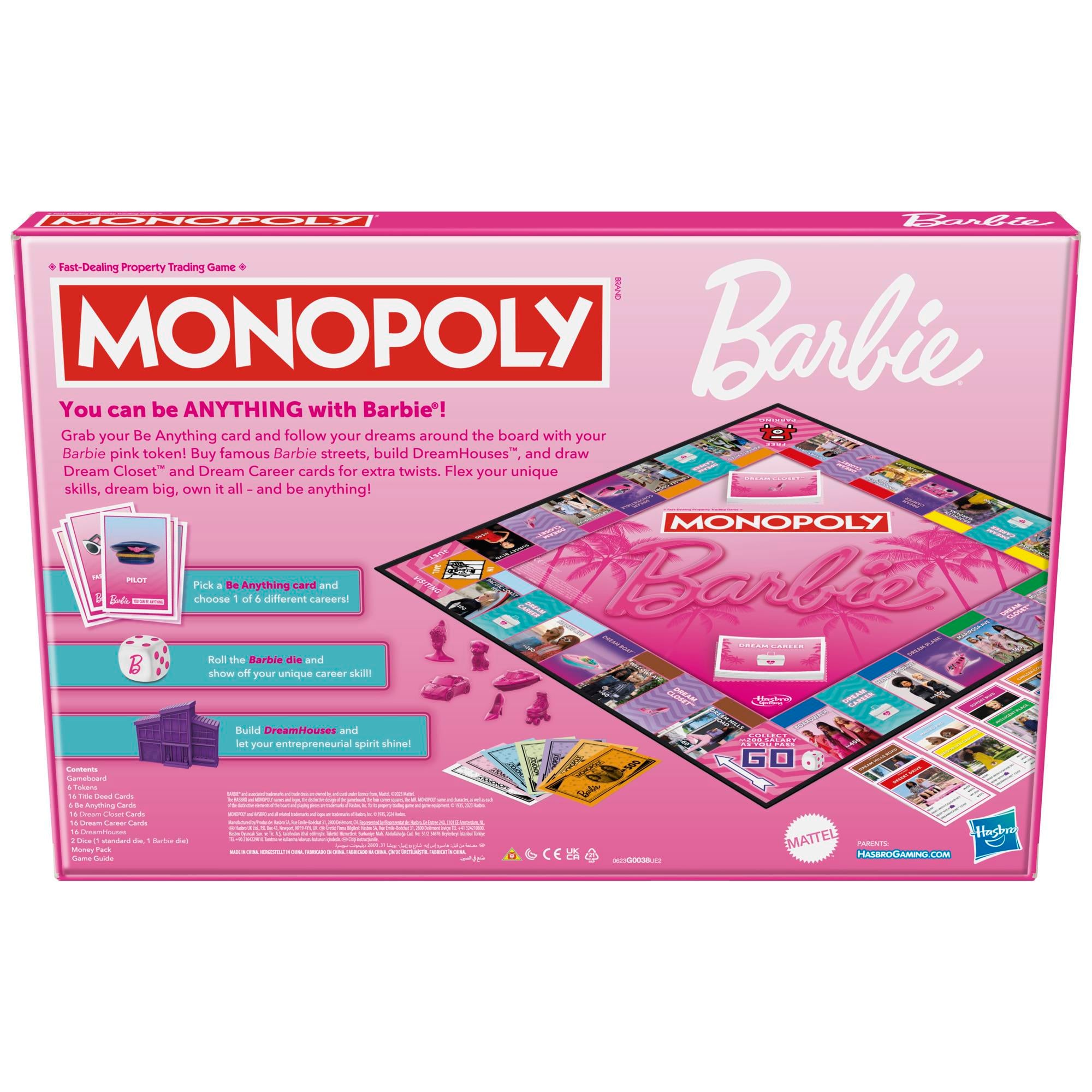 Hasbro Monopoly Barbie Edition Kutu Oyun HAS-G0038
