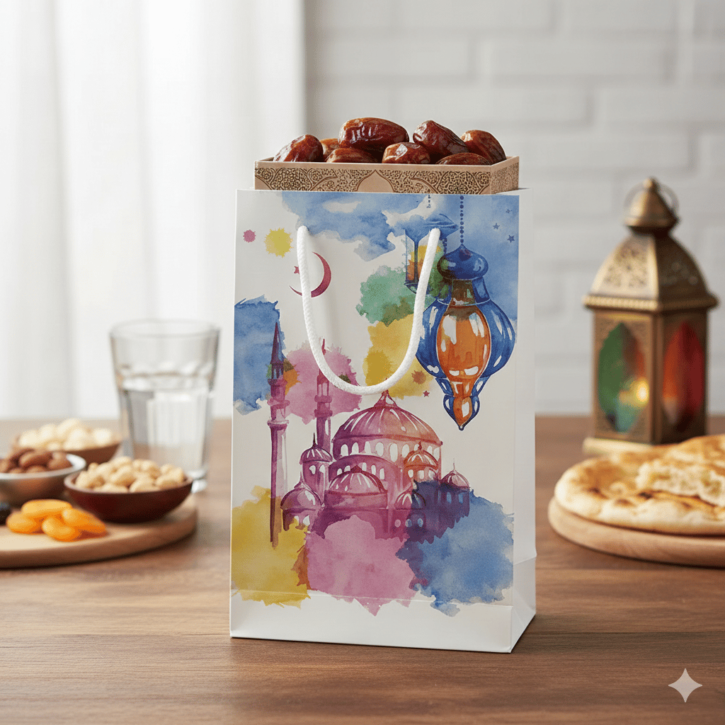 Hediyelik karton çanta 26x40x8 RAMAZAN-02