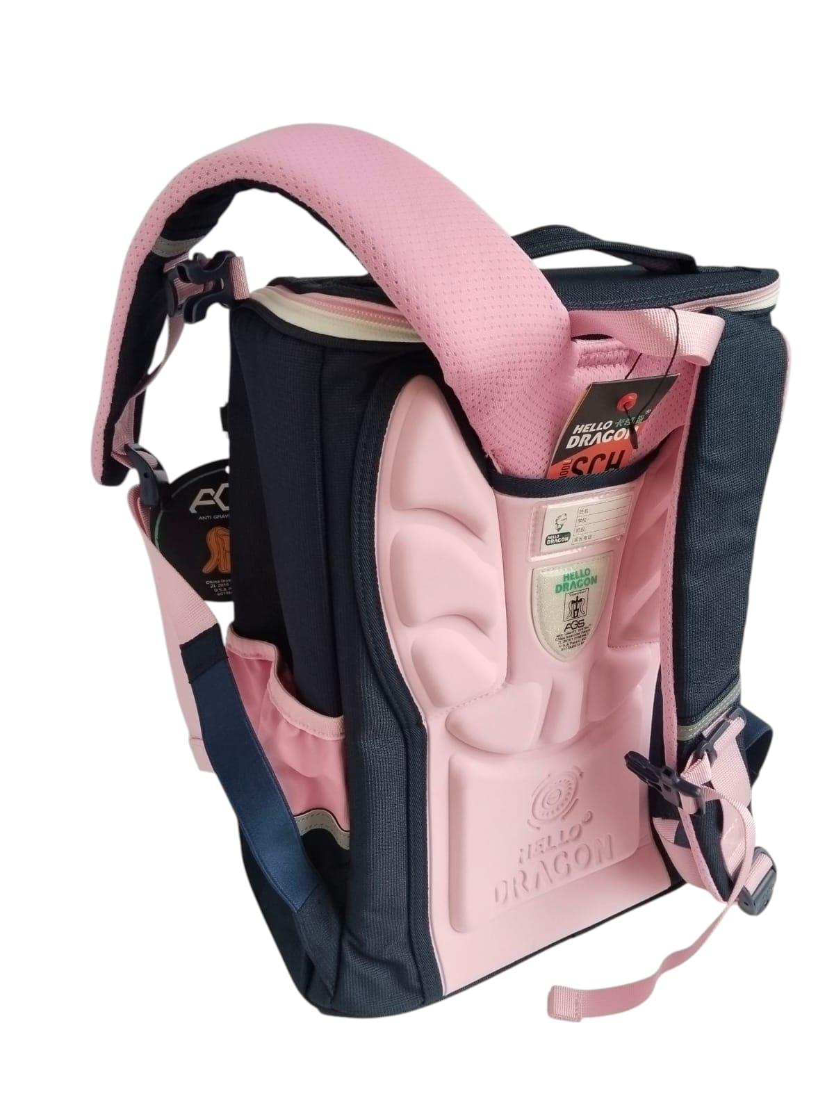 Hello Dragon Okul Çantası Model 11 Pembe CN0025
