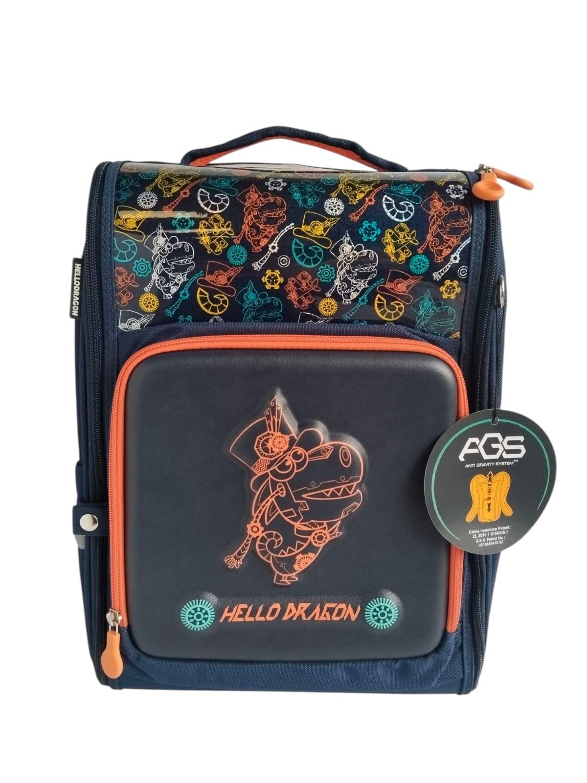Hello Dragon Okul Çantası Model 7 Blue CN0014