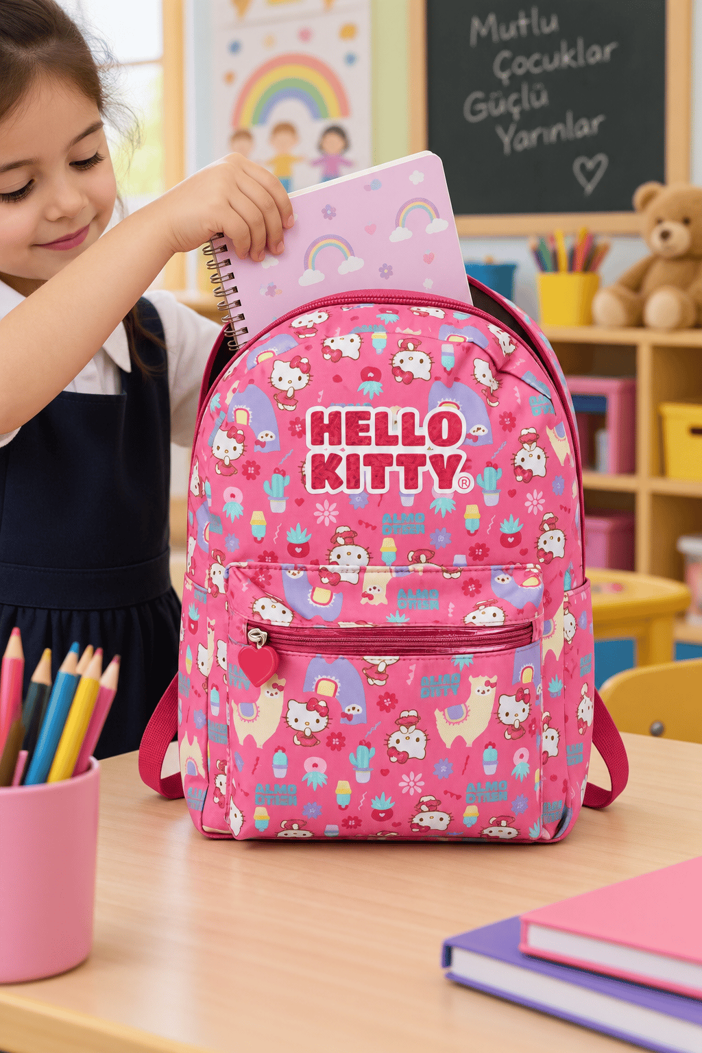 Hello Kitty Anaokulu Çantası 2222