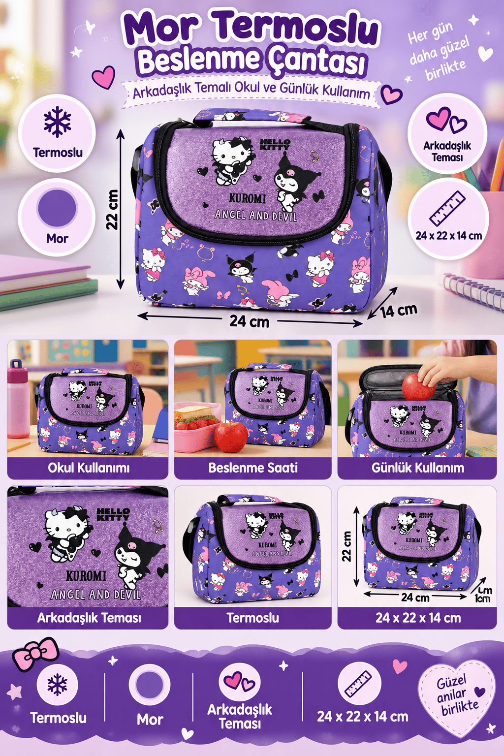 Hello Kıtty&Frıends Beslenme Cantası 3261
