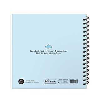 Hisli Şeyler 16*15 50Yaprak Çizgili Spiralli Sert.Kapaklı Stickerlı Defter