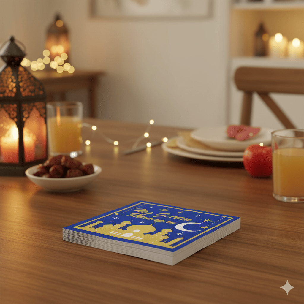 Hoşgeldin Ramazan Peçete 20'li - Ramazan Sofra Peçetesi