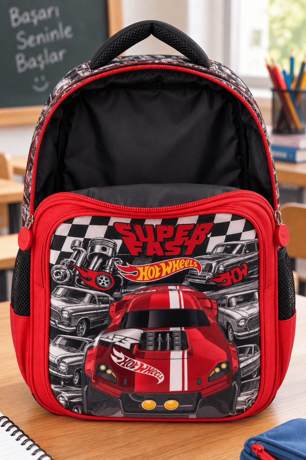 HOT WHEELS İLKOKUL çantası 2592-9