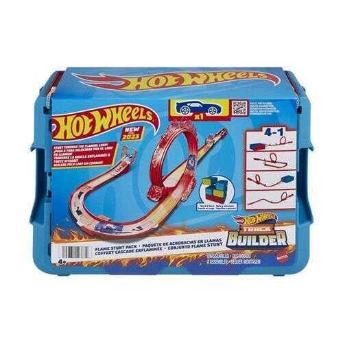 Hotwheels truck builder alev temalı akrobasi seti
