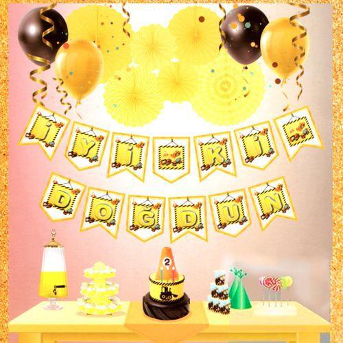 İnşaat Temalı İyi ki Doğdun Yazısı (190 cm)