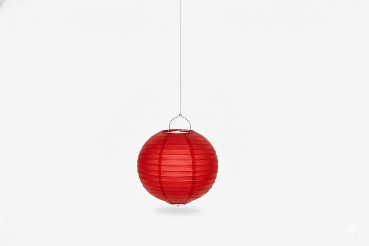 Japon Feneri-Çin Feneri küçük KIRMIZI 20cm