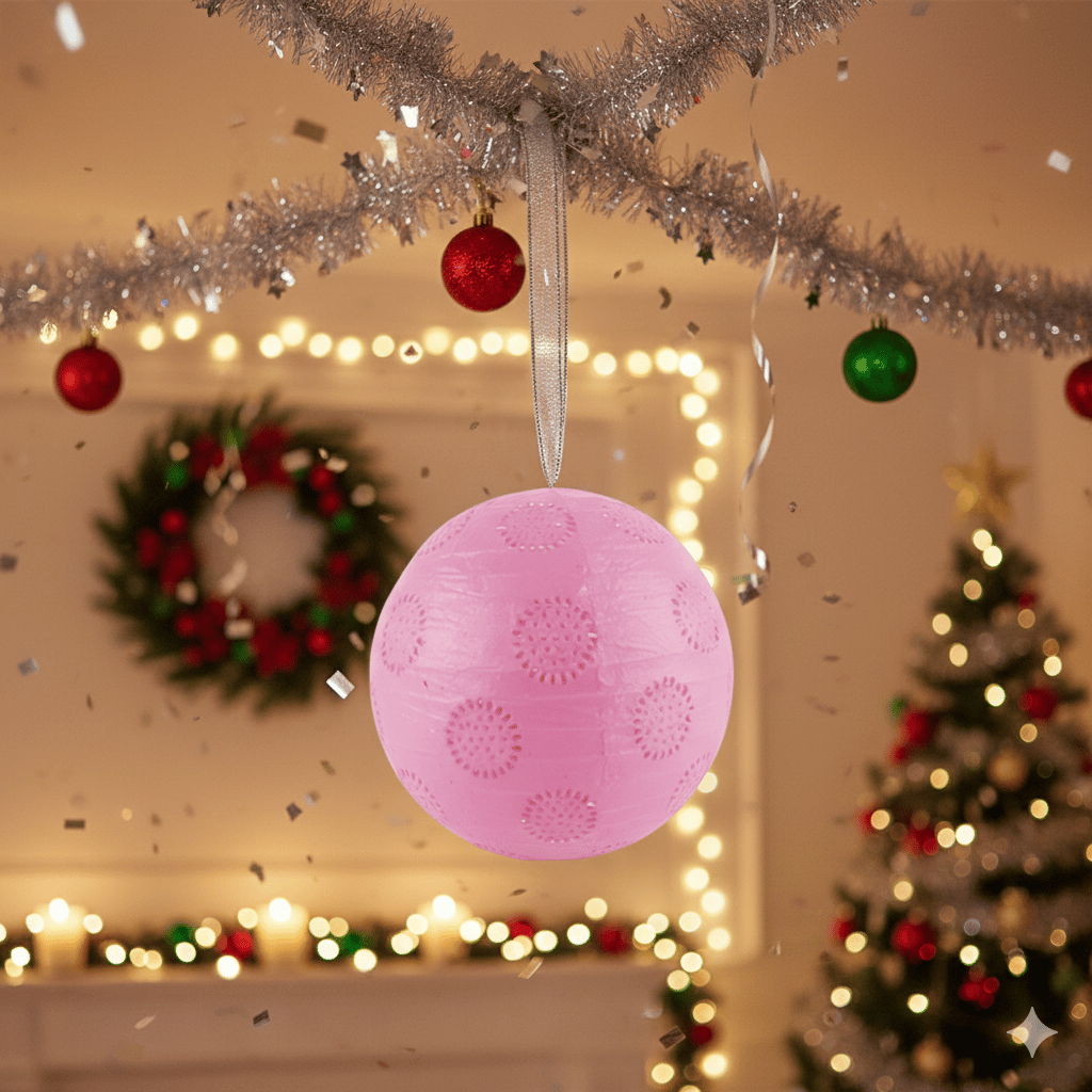Japon Feneri-Çin Feneri PEMBE DANTELLİ 35cm