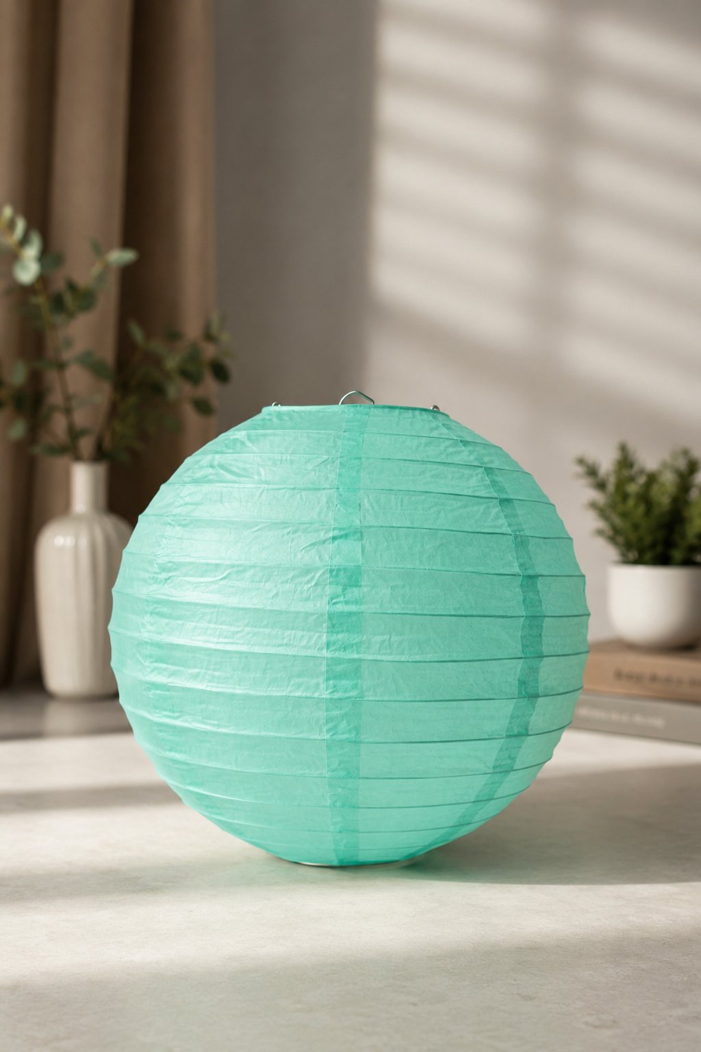 Japon Feneri küçük Mavi Turkuaz 20cm