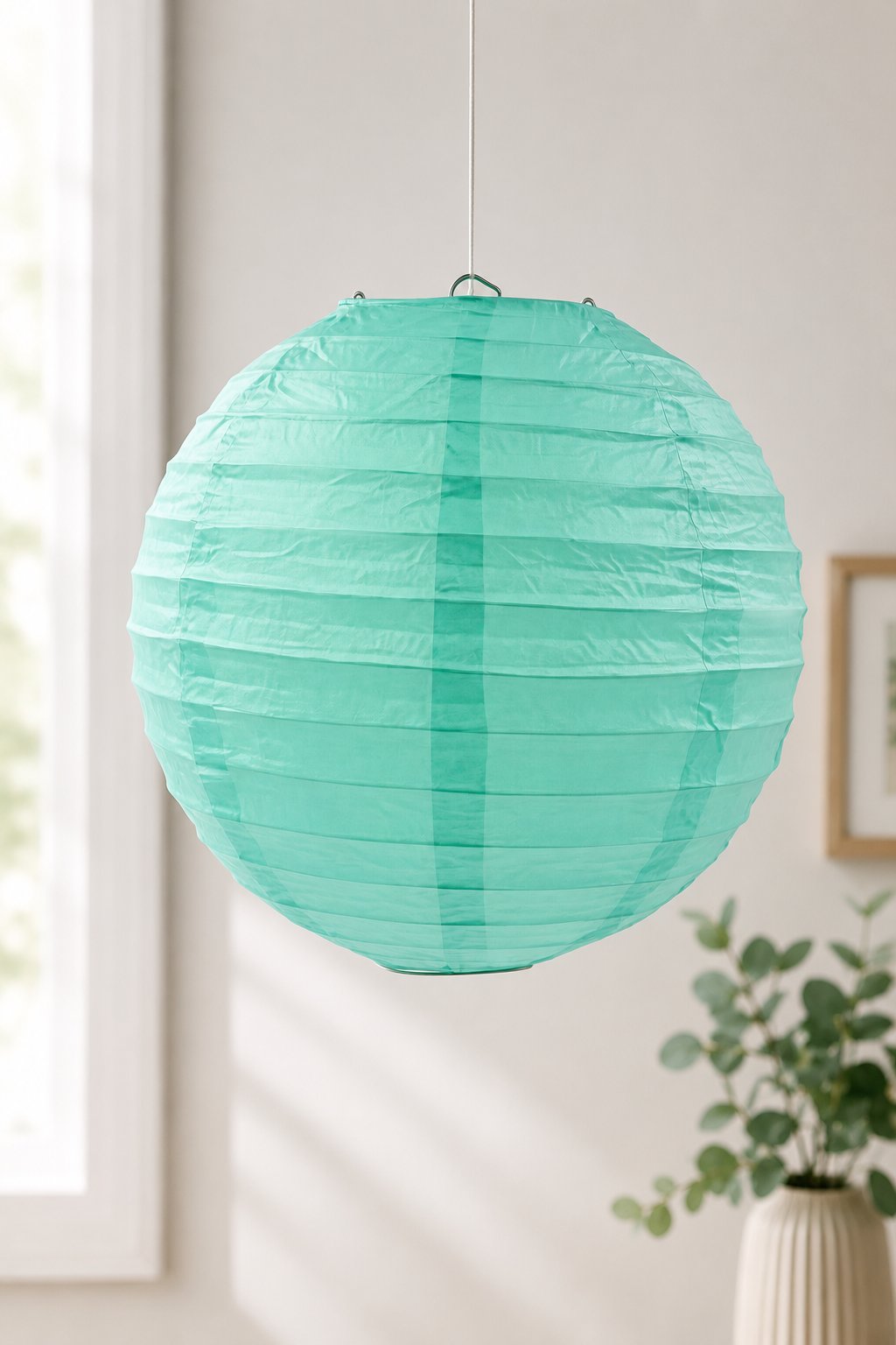 Japon Feneri küçük Mavi Turkuaz 20cm