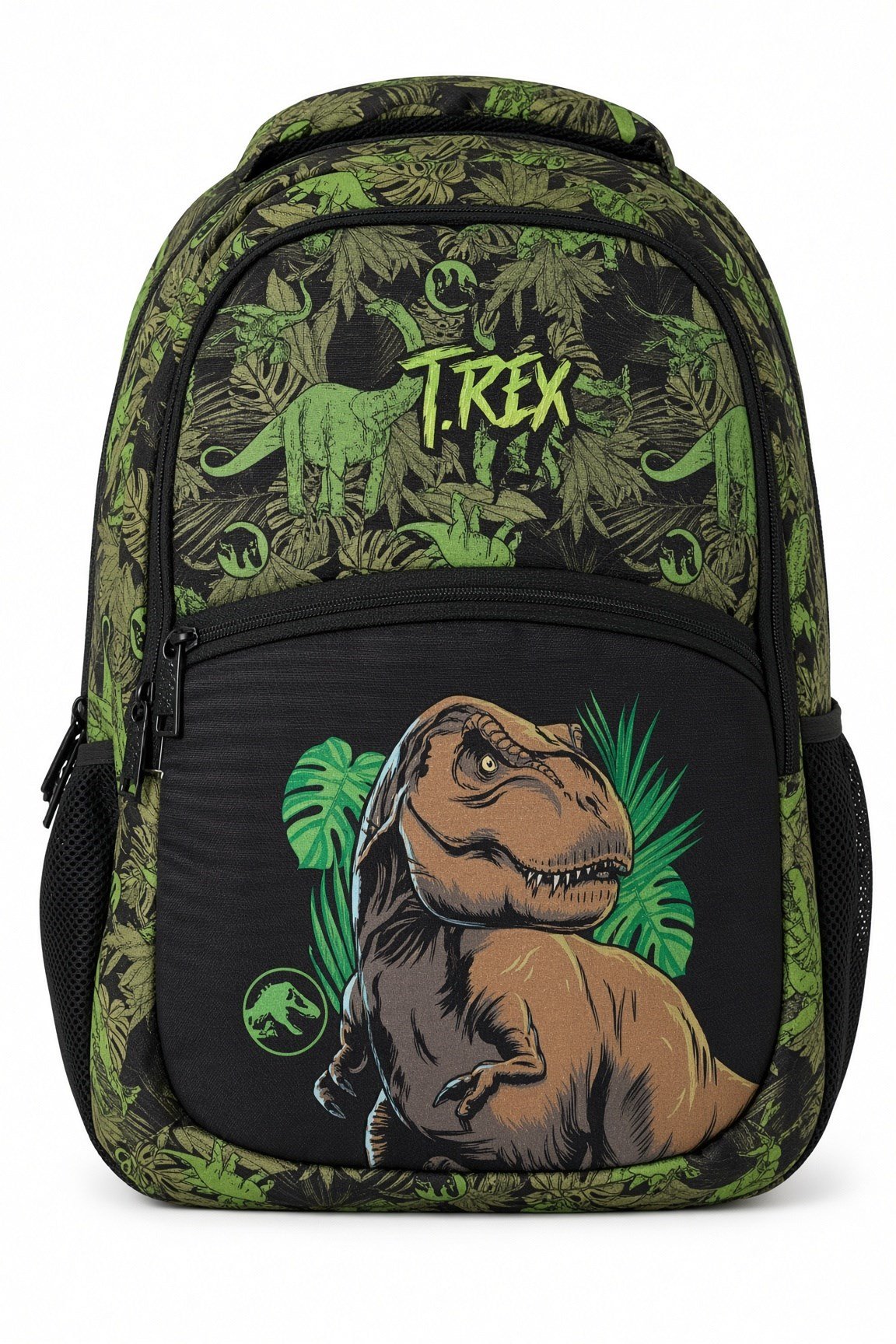 Jurassic World Okul Çantası 2131-9 3 BÖLMELİ TREX YEŞİL
