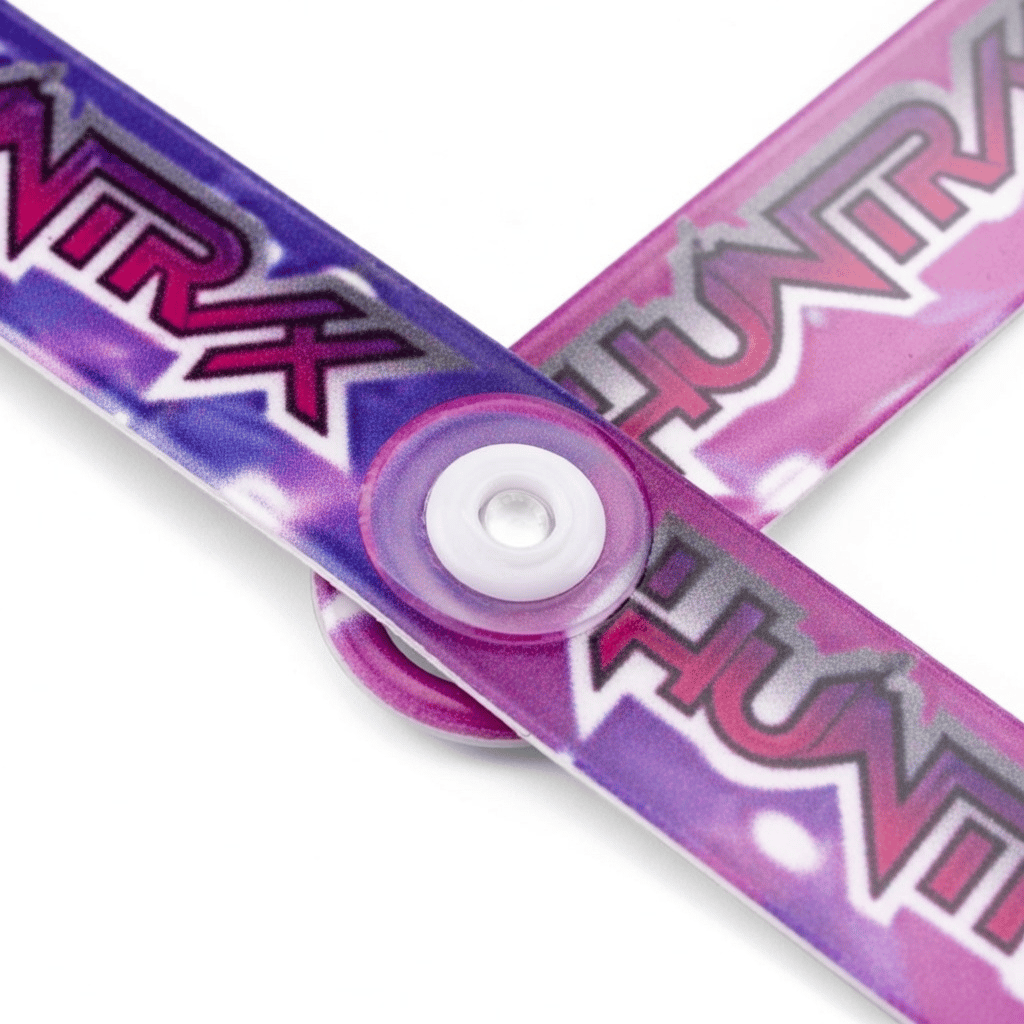K-POP Huntrix Demon Hunter 3'lü Çıtçıtlı Bileklik 18 Cm