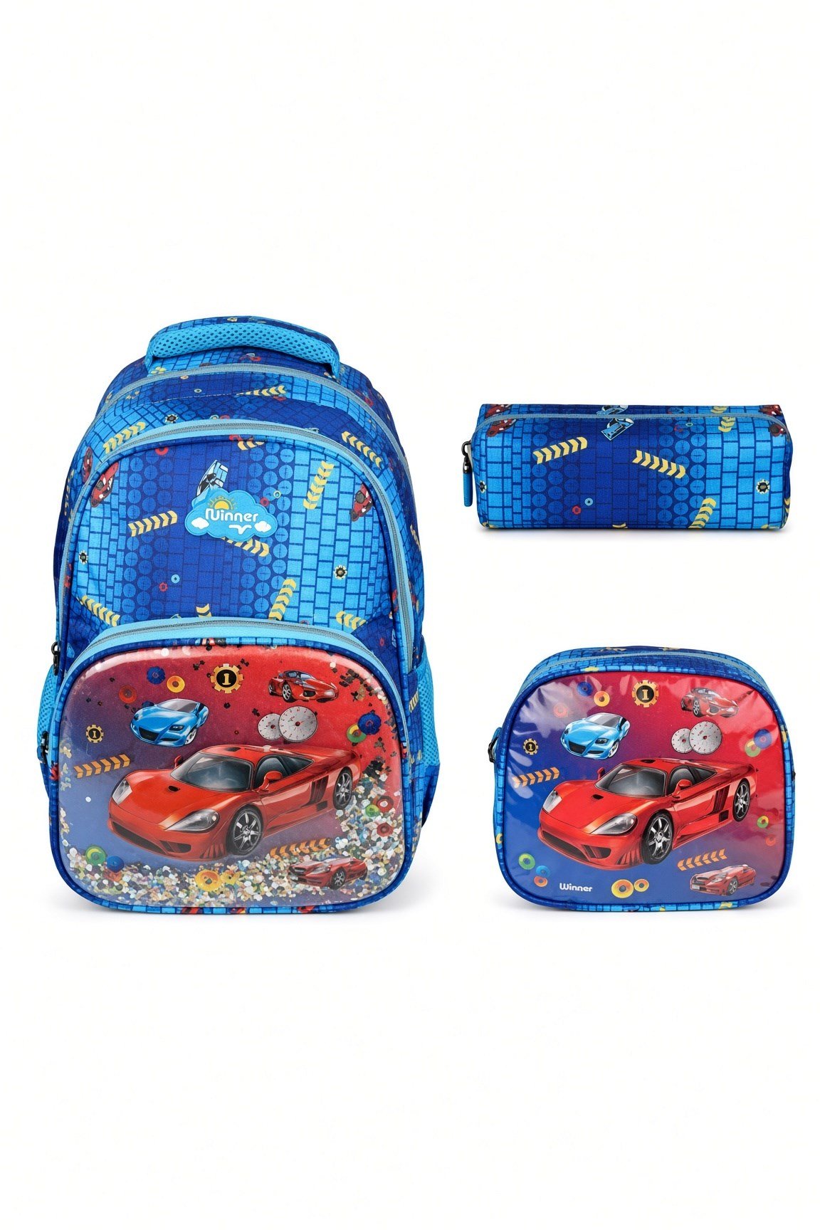 Kabartmal 3lü SET Beslenme+okul+Kale Çan ARABA1370