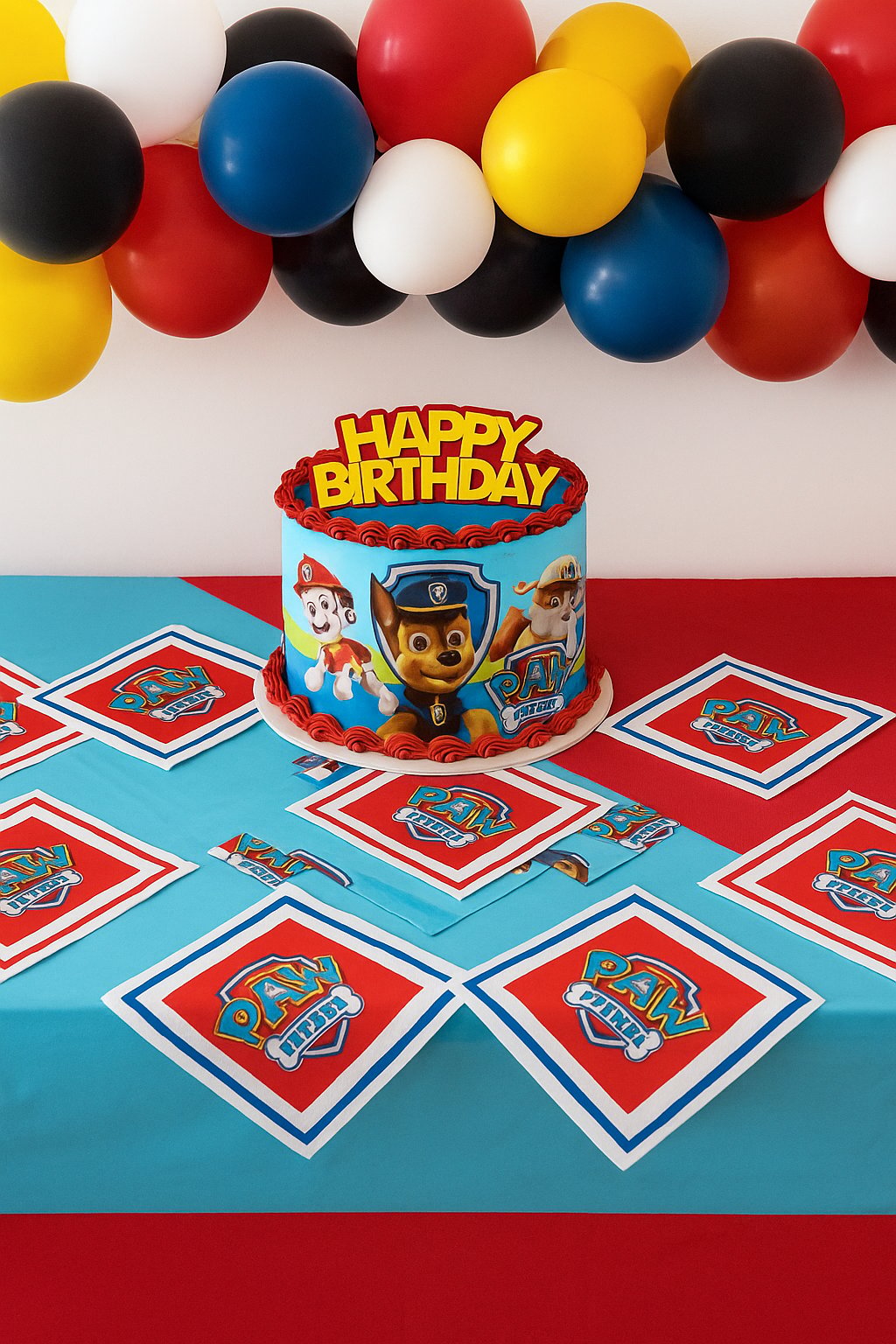 Kağıt Peçete Paw Patrol refresh Temalı 16 lı 33x 33 cm Sadece Peçeteler