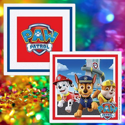 Kağıt Peçete Paw Patrol refresh Temalı 16 lı 33x 33 cm Sadece Peçeteler