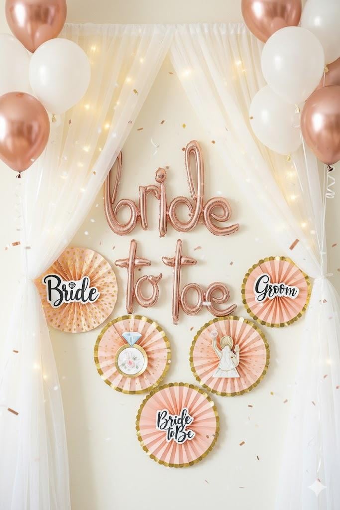 Kağıt Yelpaze Bride Bekarlığa Veda Partisi Varaklı 6 lı Yelpaze süs