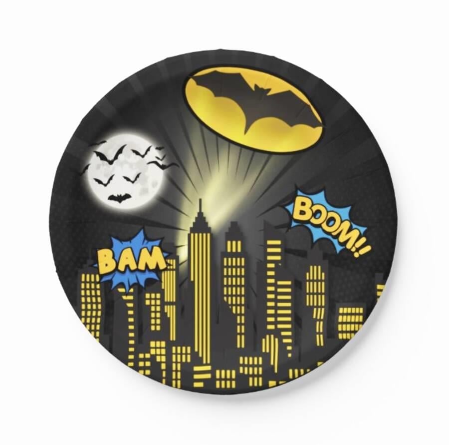 Karton Tabak Batman yarasa adam 8li      