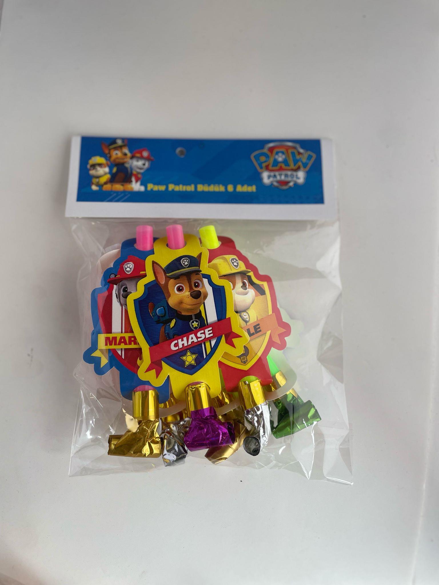 Kaynana dili PAW PATROL 6lı parti düdüğü 
