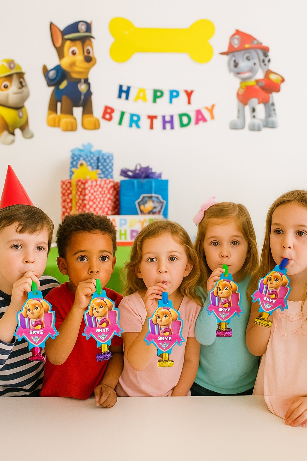 Kaynana dili PAW PATROL SKY 6lı parti düdüğü