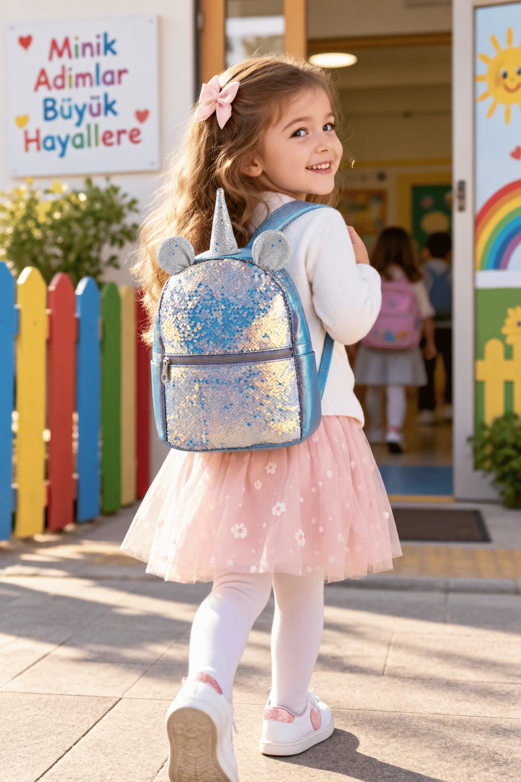 Keskin Play unicorn pullu oyun okul çantası 100833