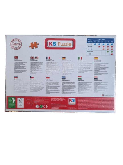 KS Cars Puzzle 100 Parça