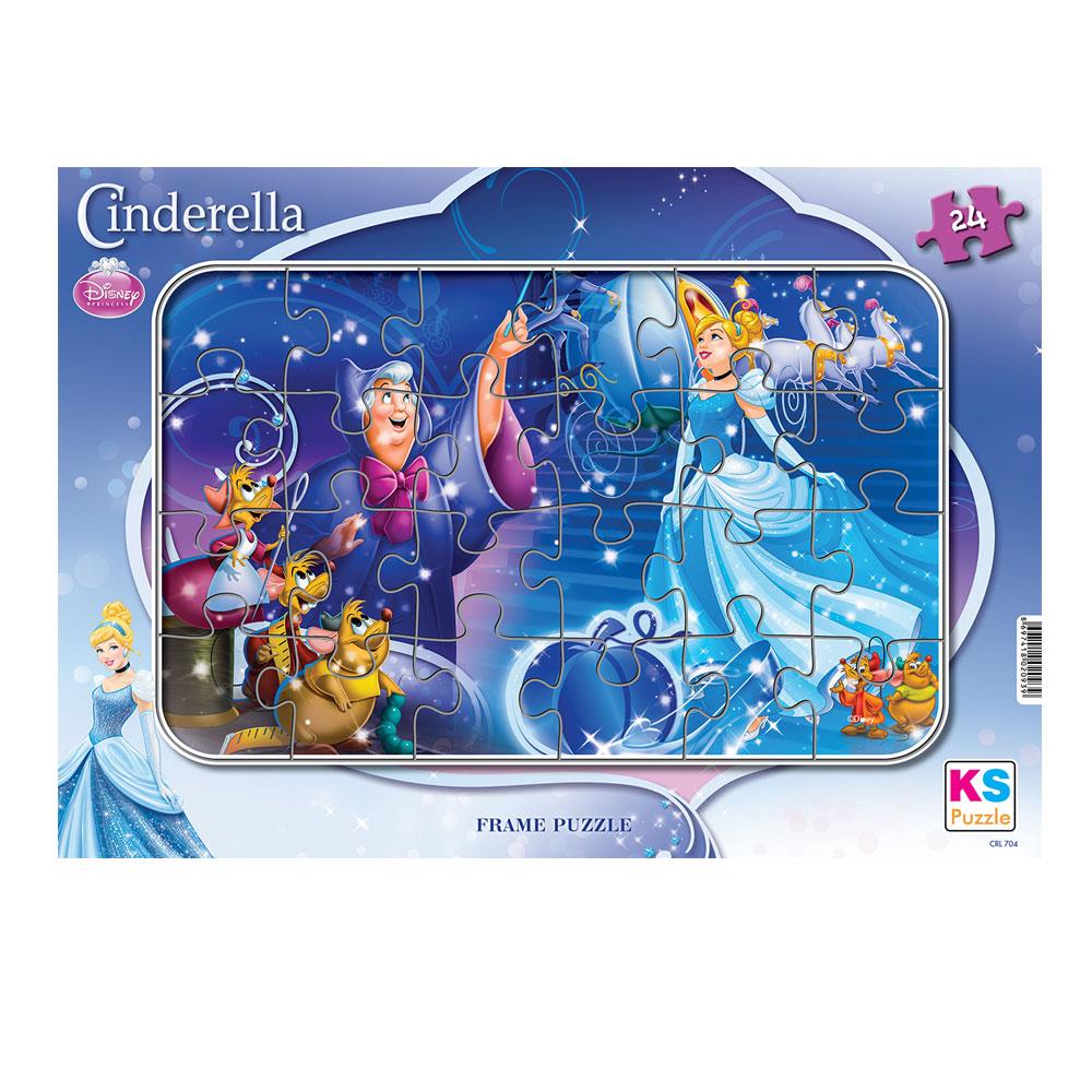 Ks Cindrella frame puzzle 24 prç. CRL-704