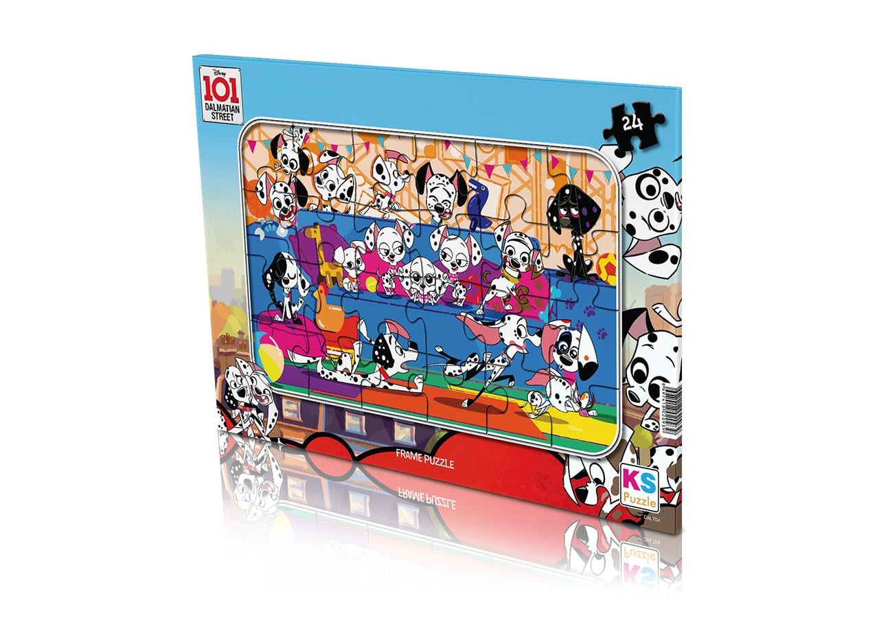Ks Games 101 Dalmaçyalı Frame Puzzle 24'Lü DAL-704