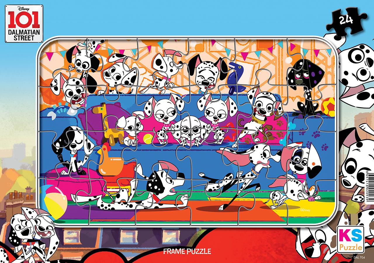 Ks Games 101 Dalmaçyalı Frame Puzzle 24'Lü DAL-704