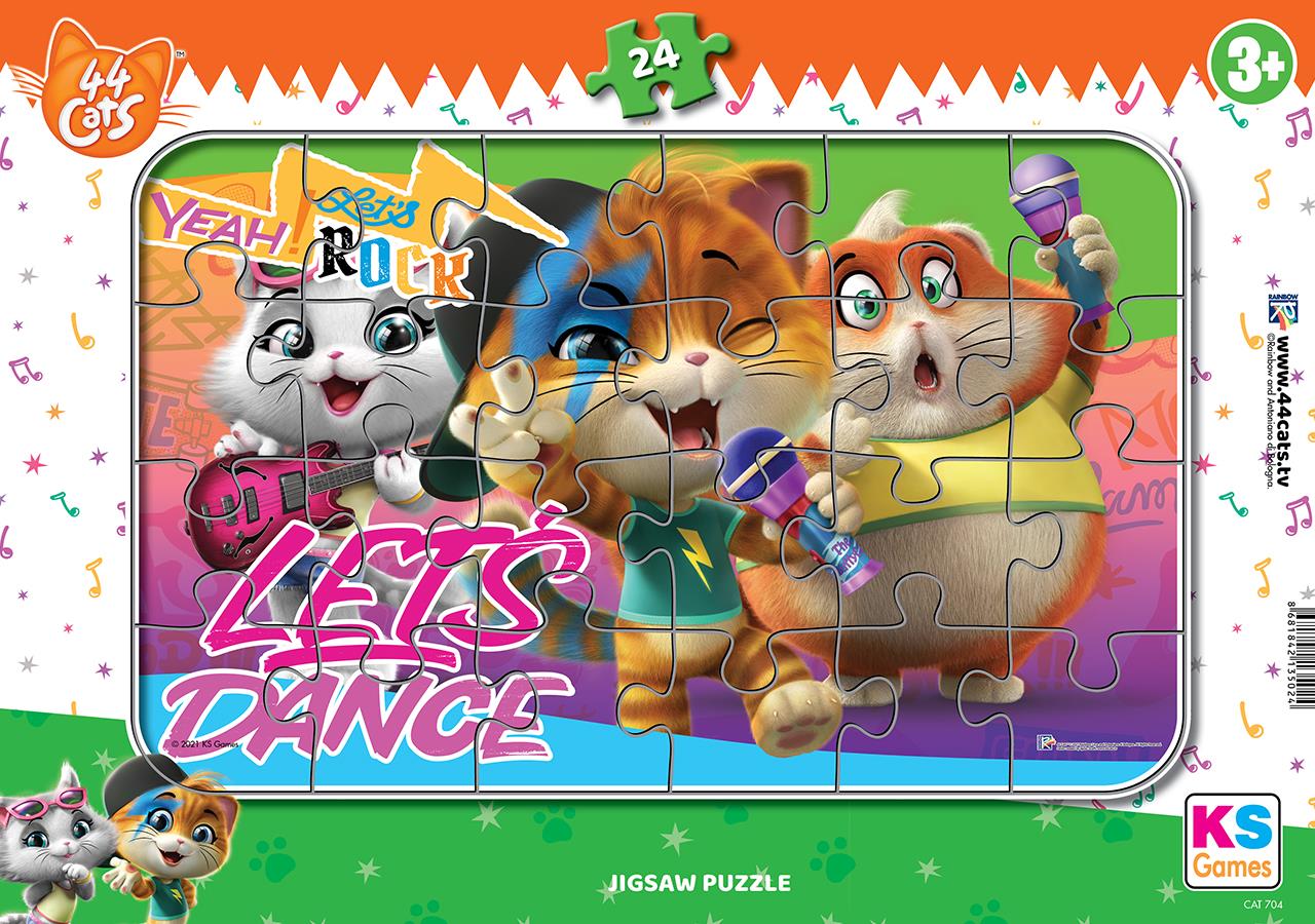 Ks Games 44 Cats 44 Kedi Frama Puzzle 24'Lü CA-704