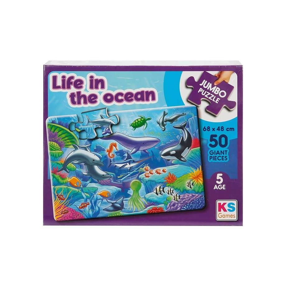 Ks Games Life In The Ocean Jumbo Puzzle
