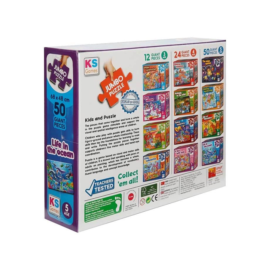 Ks Games Life In The Ocean Jumbo Puzzle