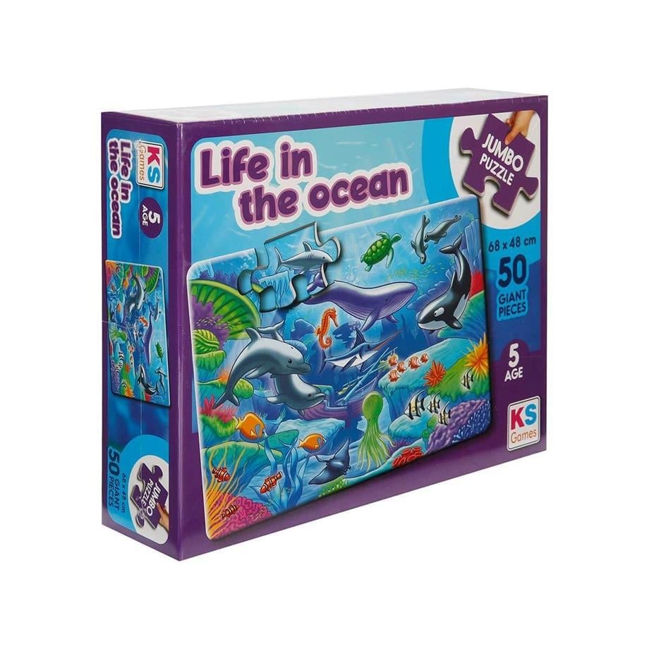 Ks Games Life In The Ocean Jumbo Puzzle