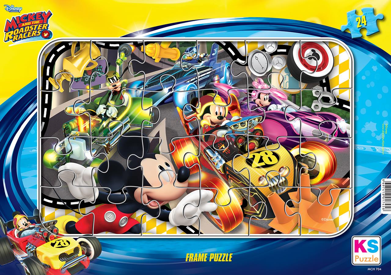 Ks Games Mickey Frame Puzzle 24'Lü MCK-704