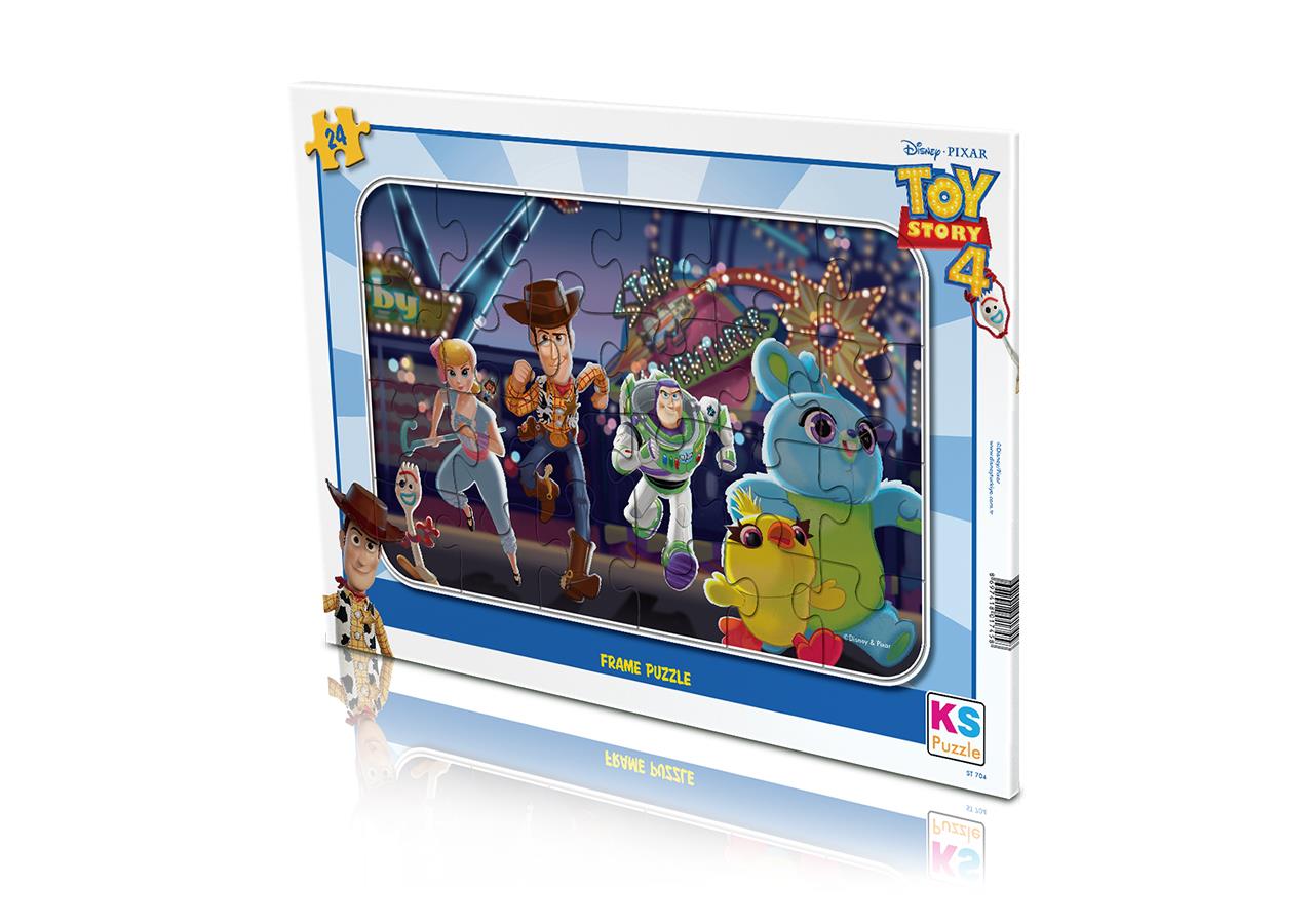 Ks Games Toy toSry 4 Frame Puzzle 24'Lü TS-704
