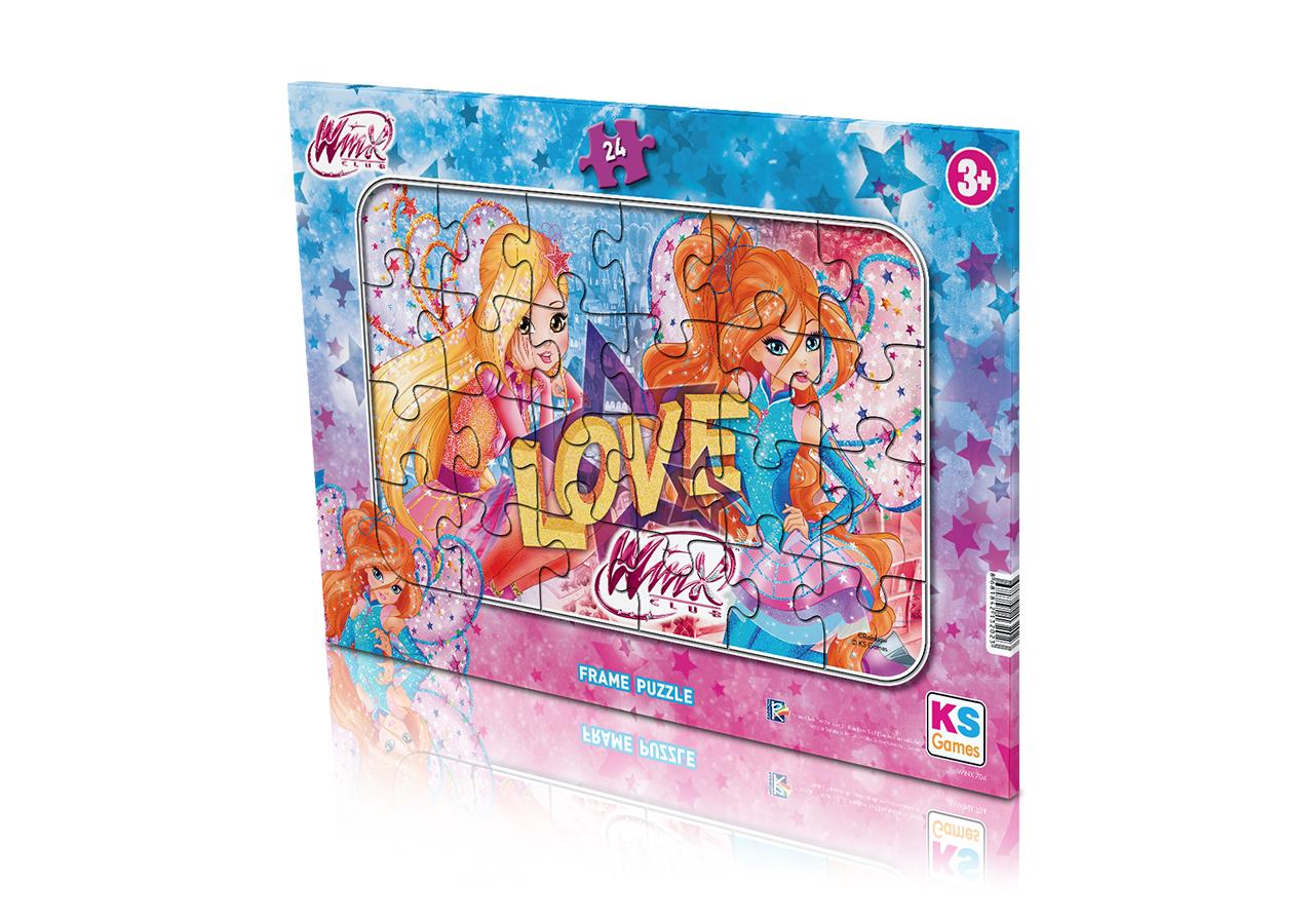 Ks Games Winx Frame Puzzle 24'Lü WINX-704